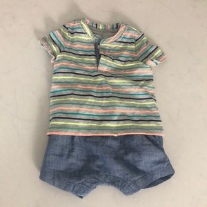 3-6 month boy onesie